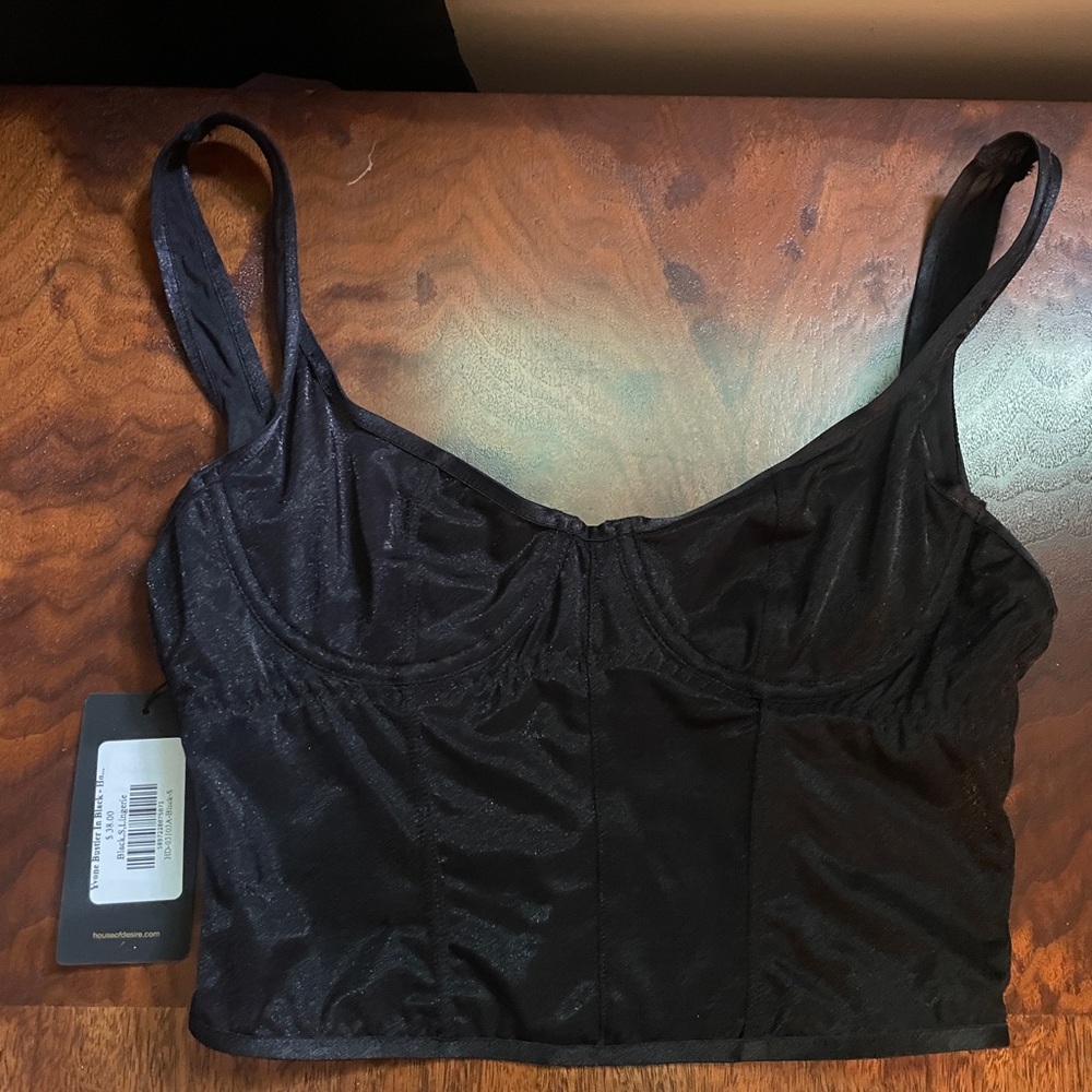Small Black Bustier - House of Desire